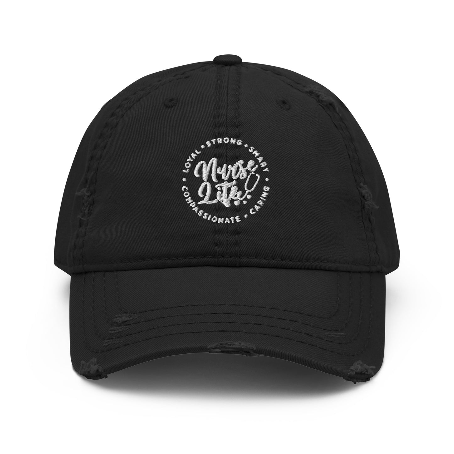 Nurse Life Distressed  Hat