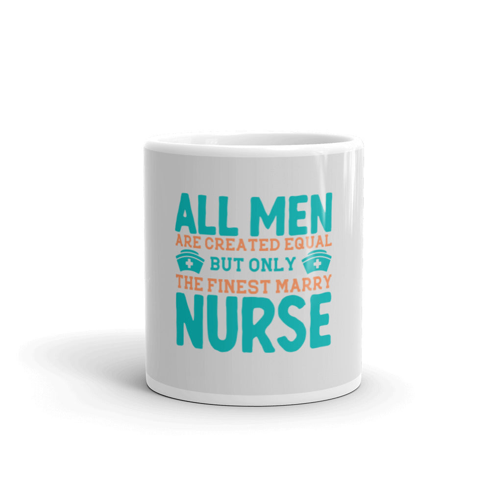 All Men Are Created Equal White Glossy Mug